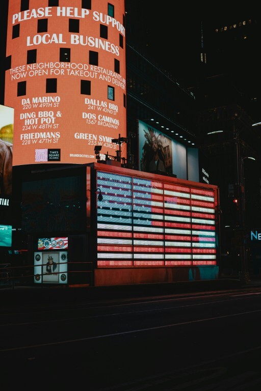 Digital advertising display